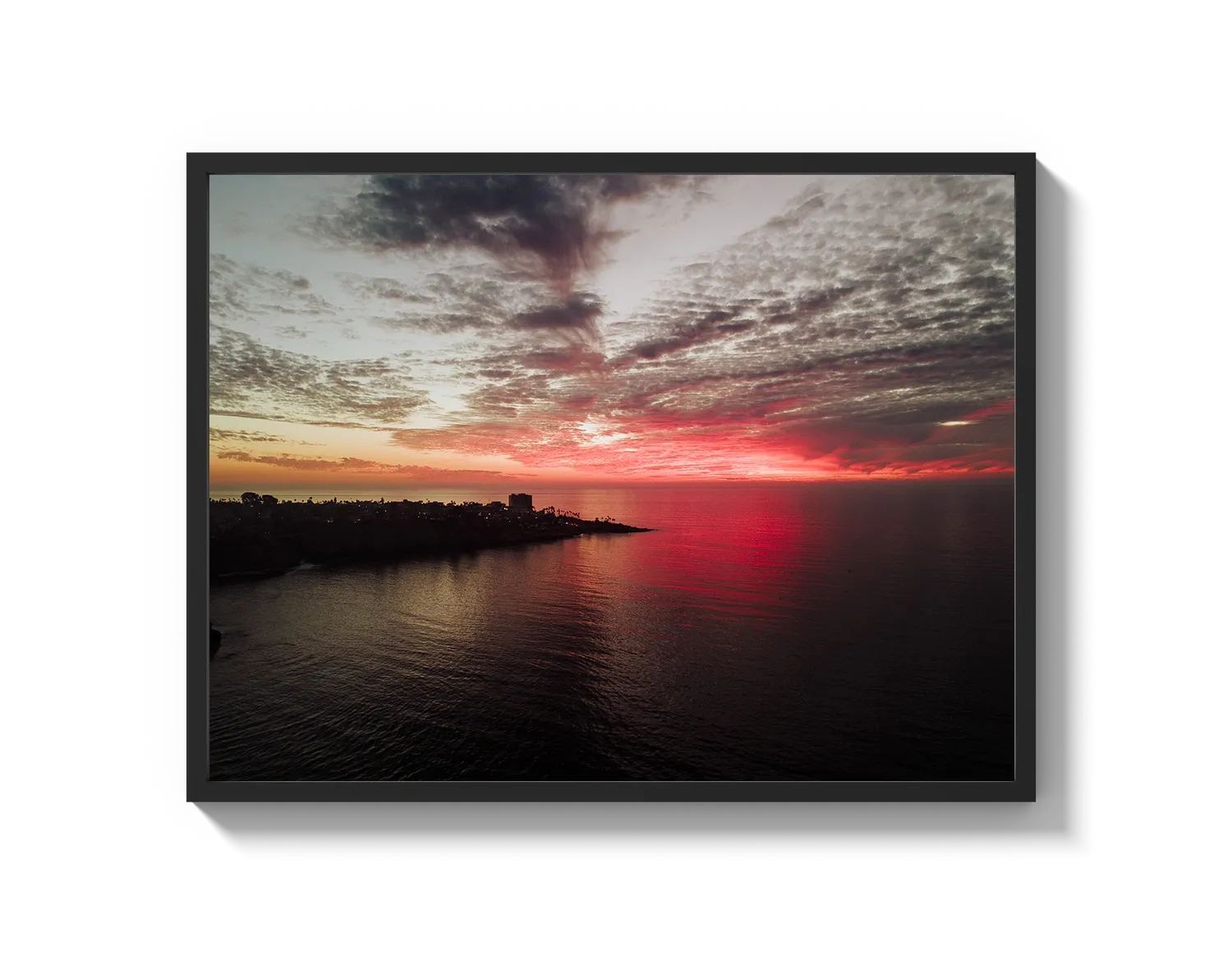 La Jolla Dark Pink Sunset