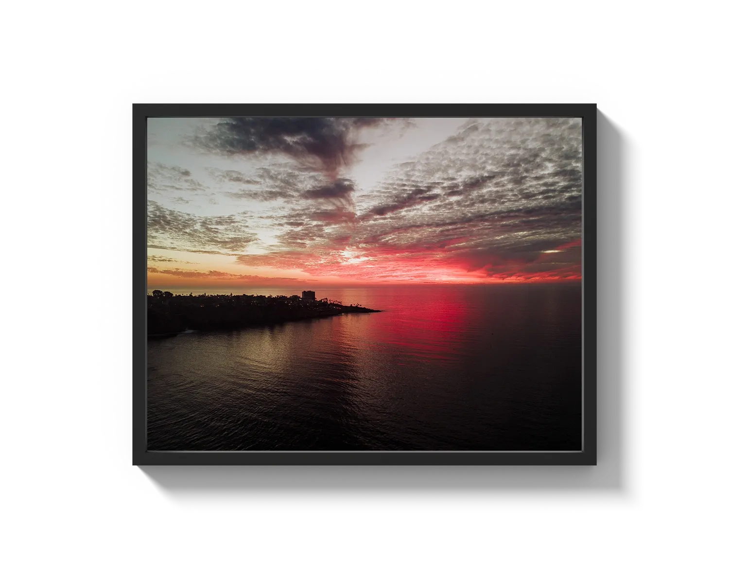 La Jolla Dark Pink Sunset