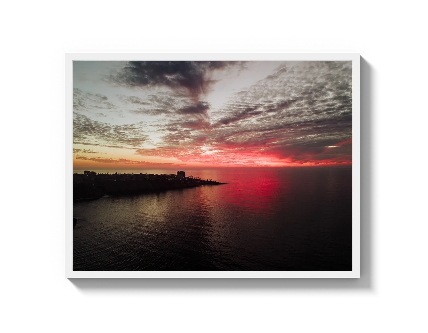 La Jolla Dark Pink Sunset