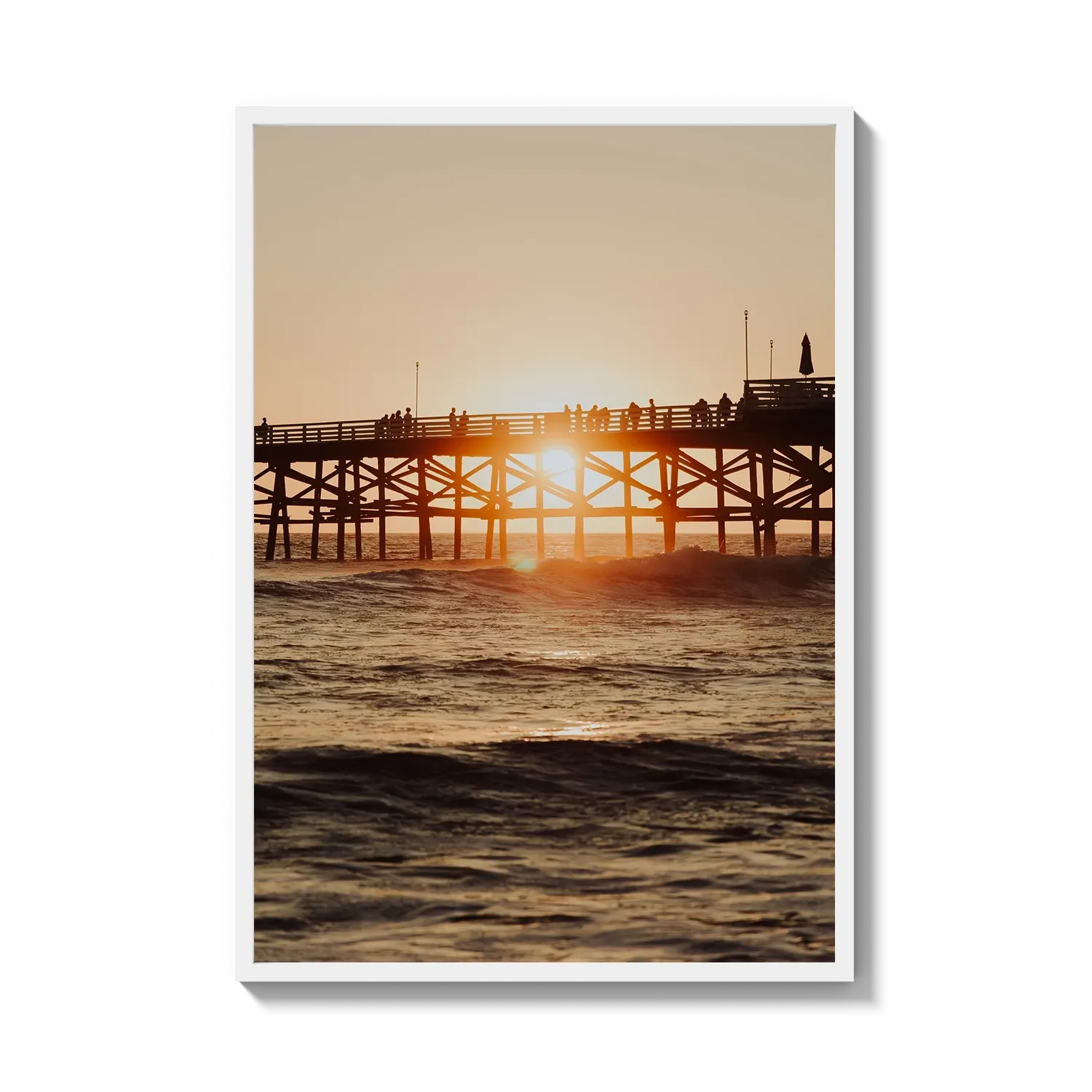 Sunset Through Pier
