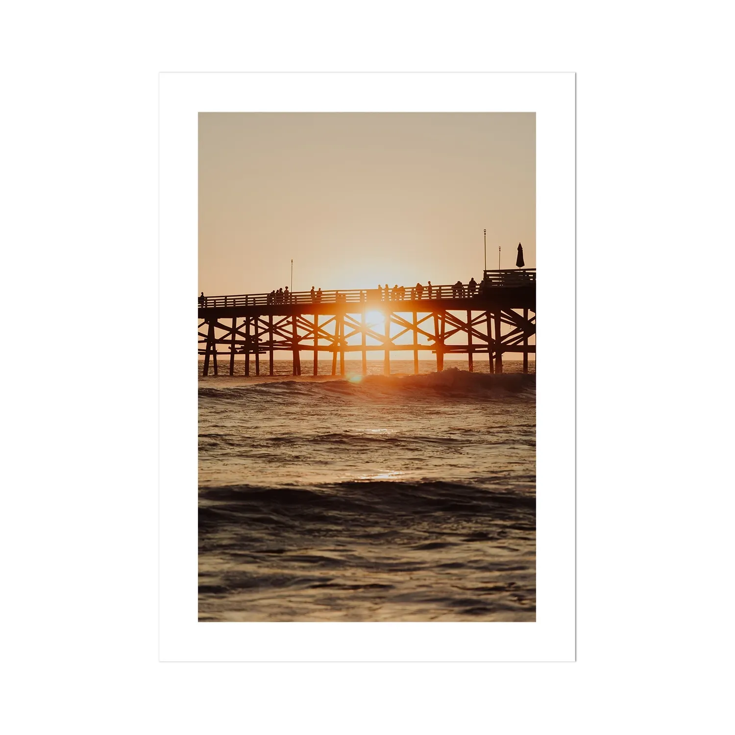 Sunset Through Pier