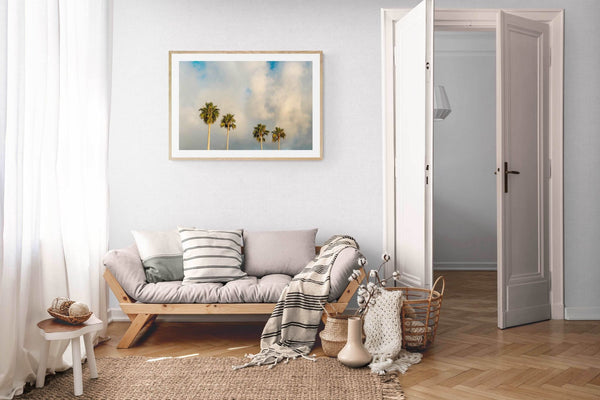 Palm Trees on Clouds - California DreamScapes Wall Art Decor