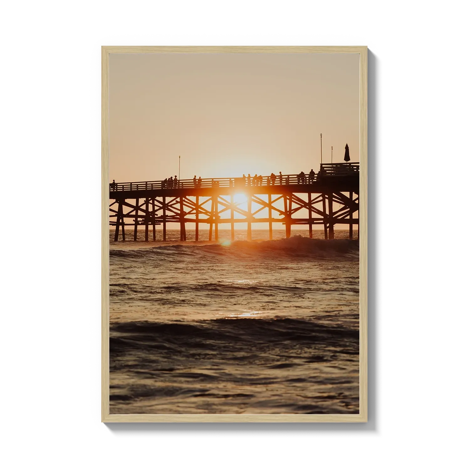 Sunset Through Pier