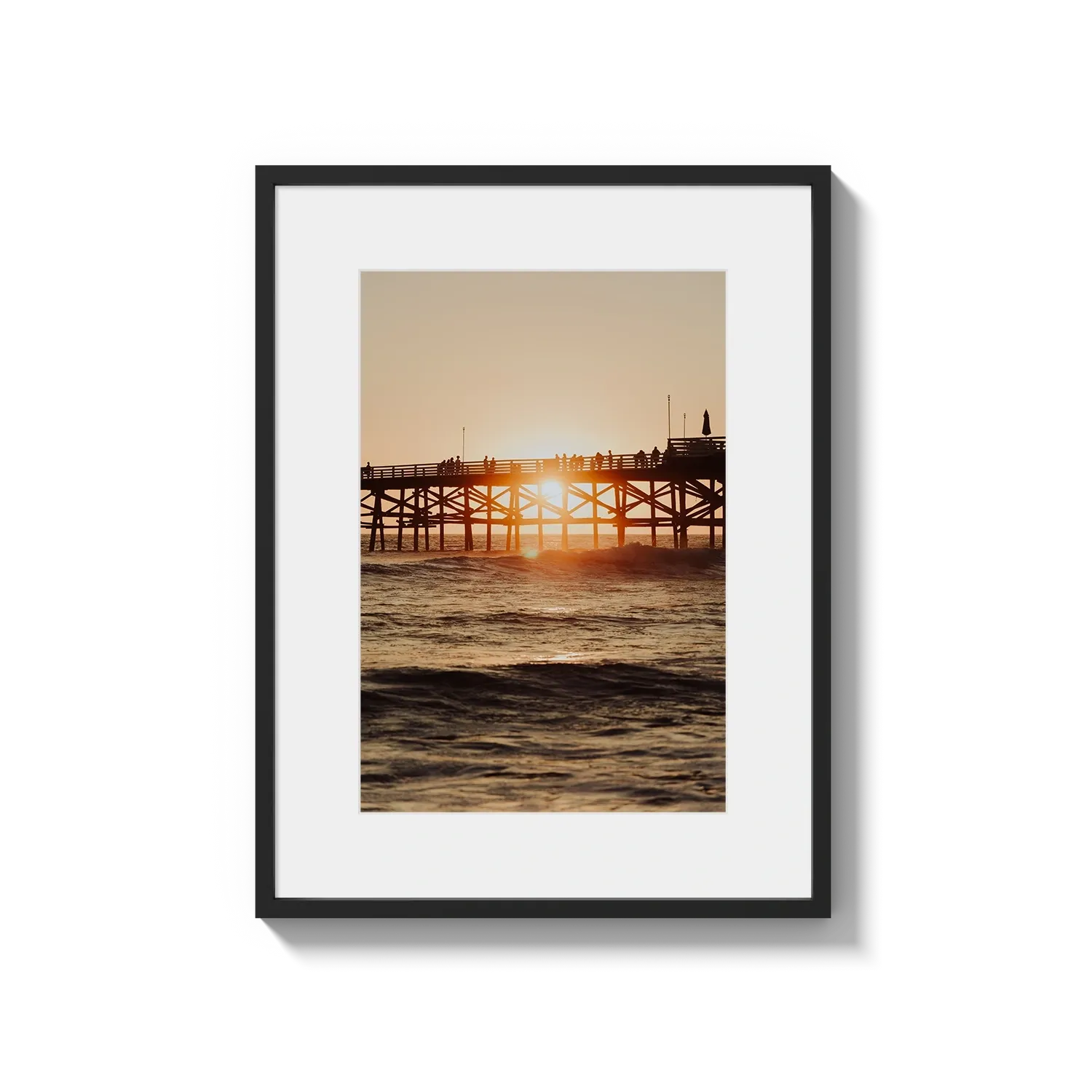 Sunset Through Pier