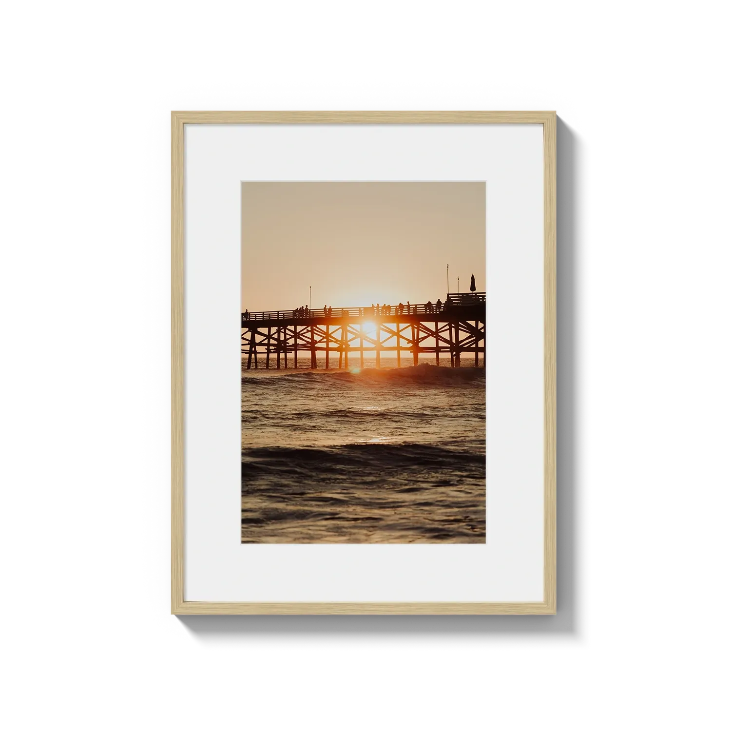 Sunset Through Pier