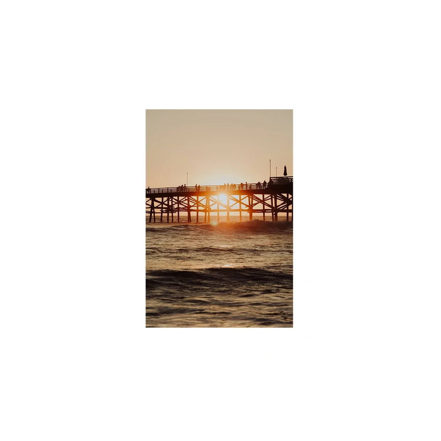 Sunset Through Pier