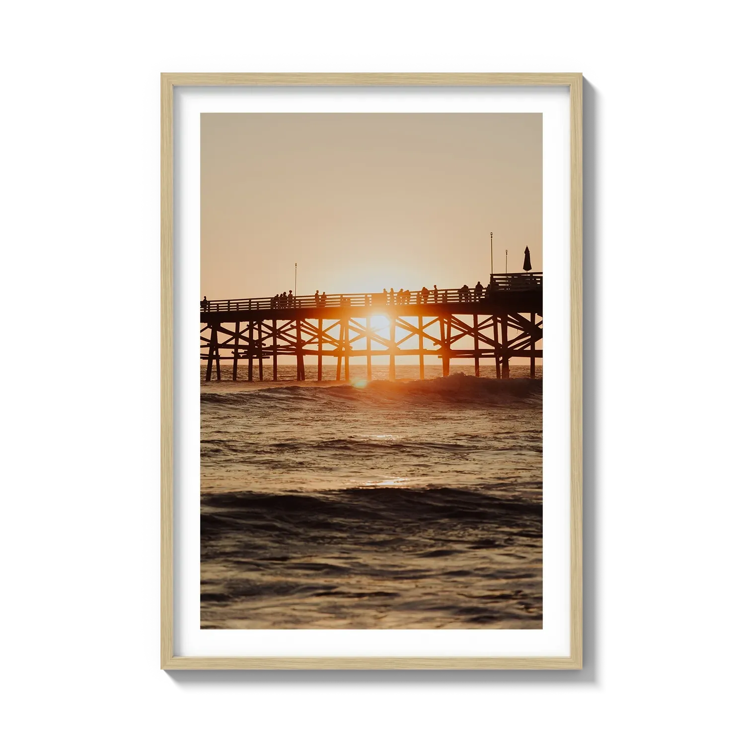 Sunset Through Pier