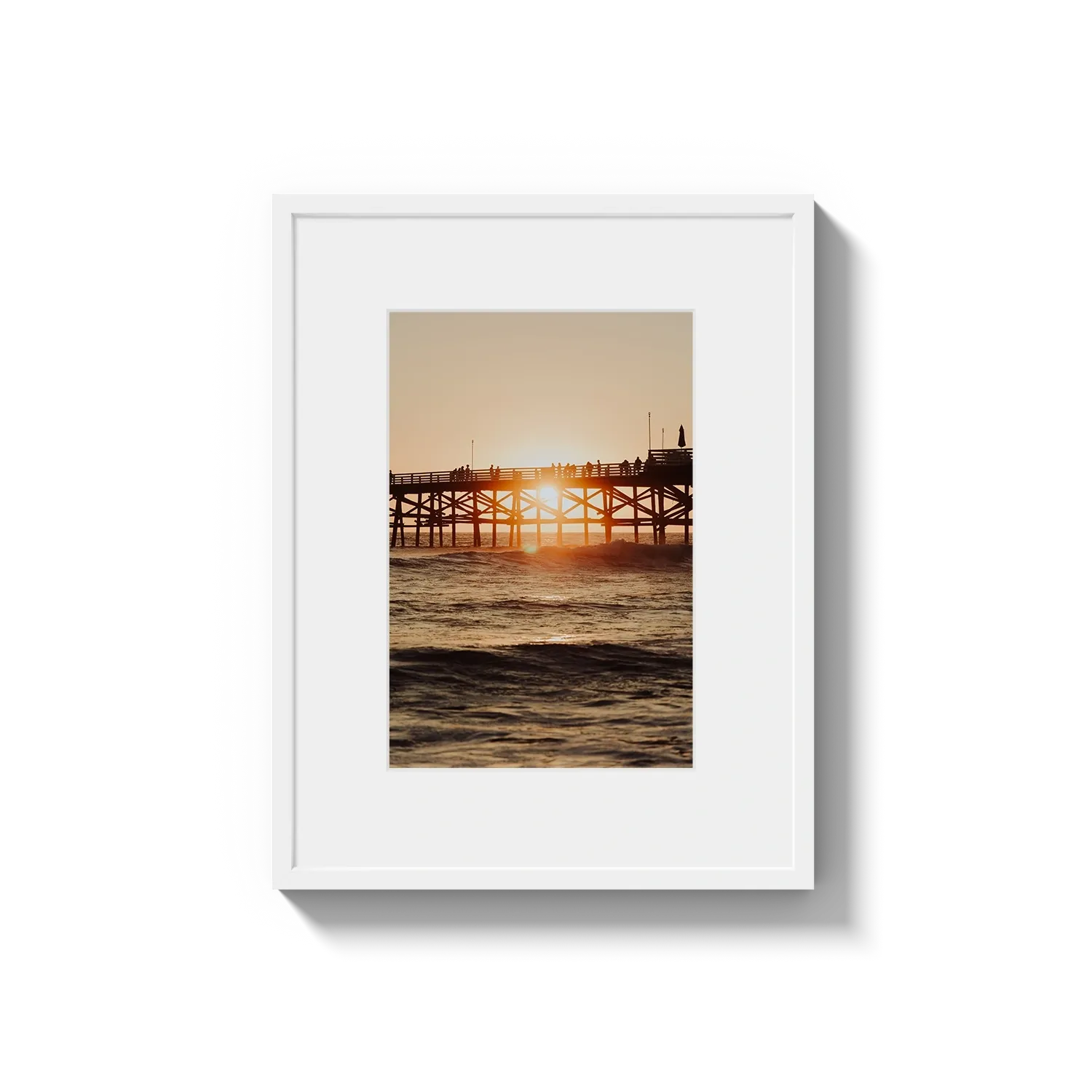 Sunset Through Pier