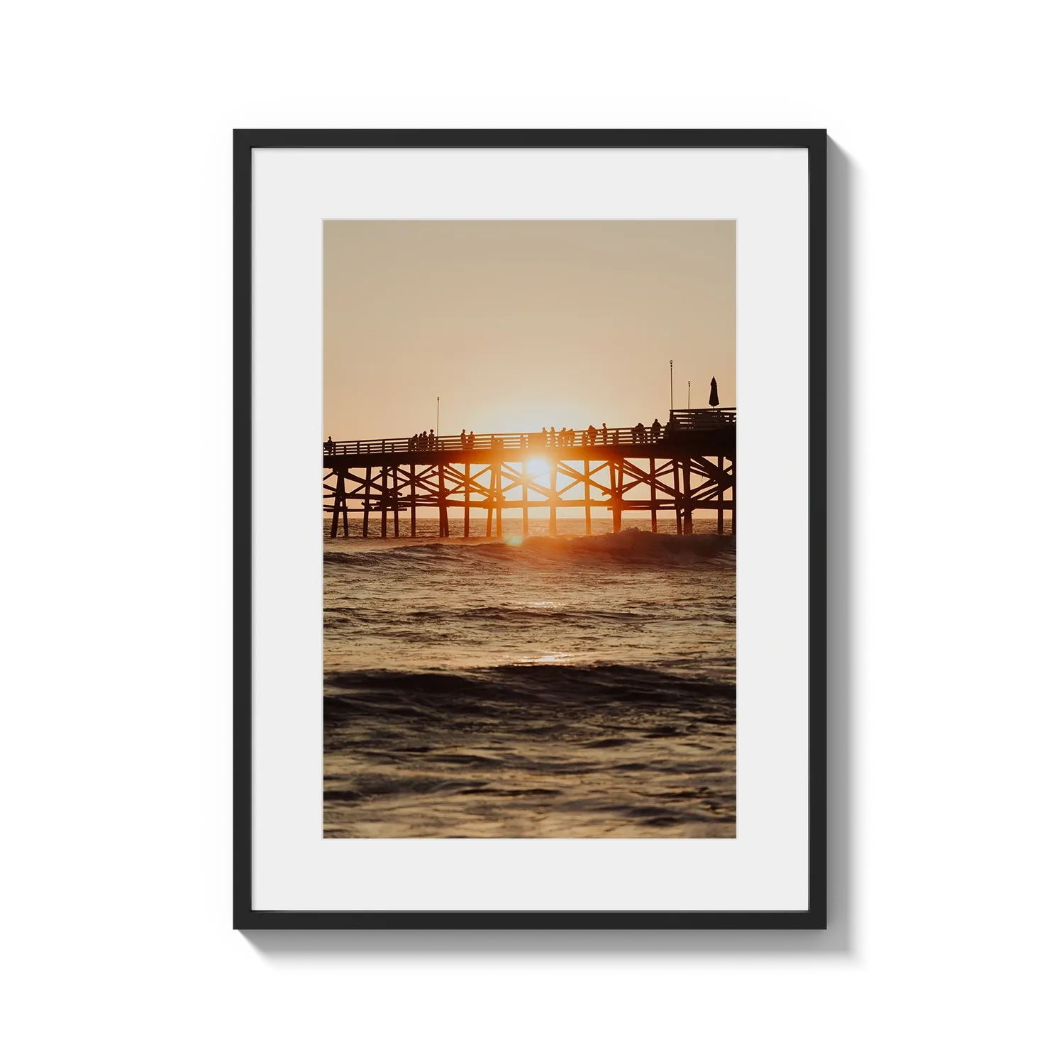 Sunset Through Pier