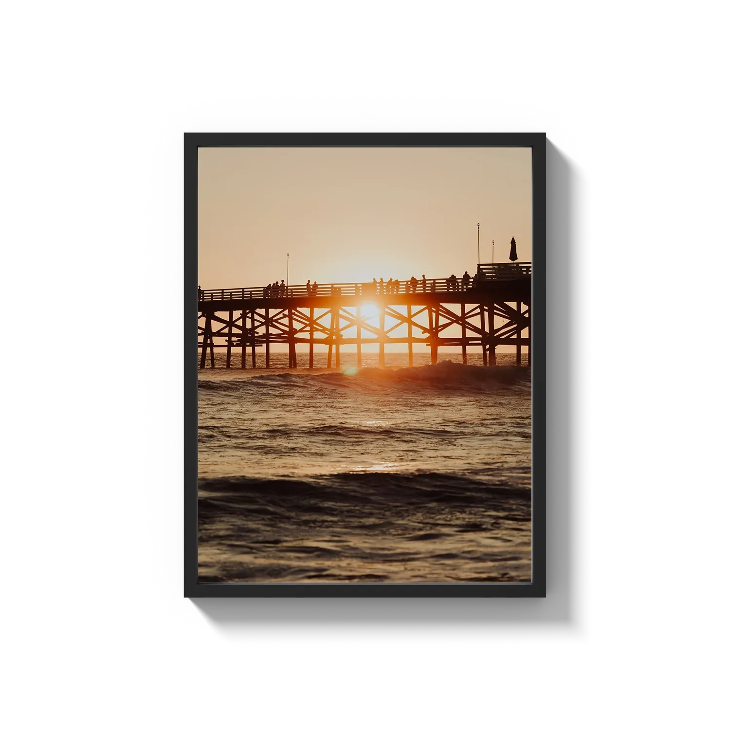 Sunset Through Pier