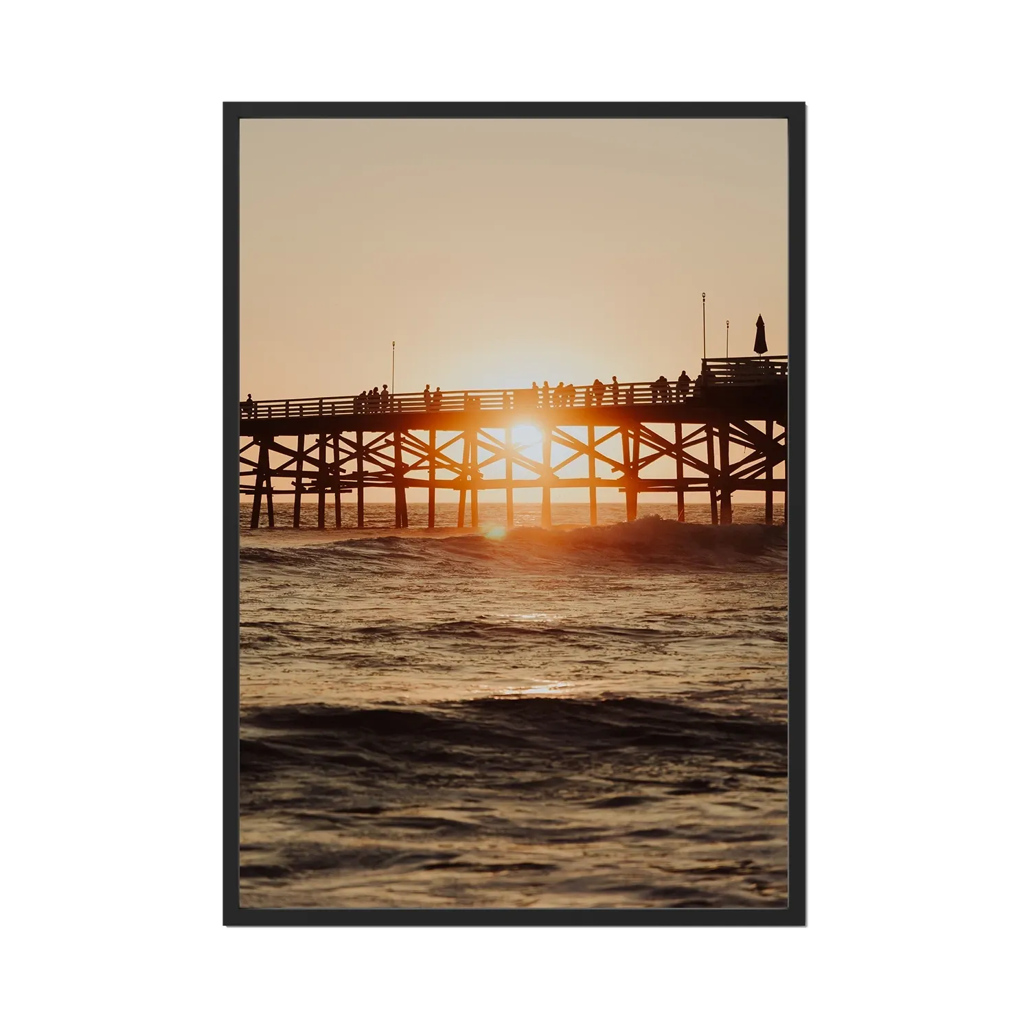 Sunset Through Pier