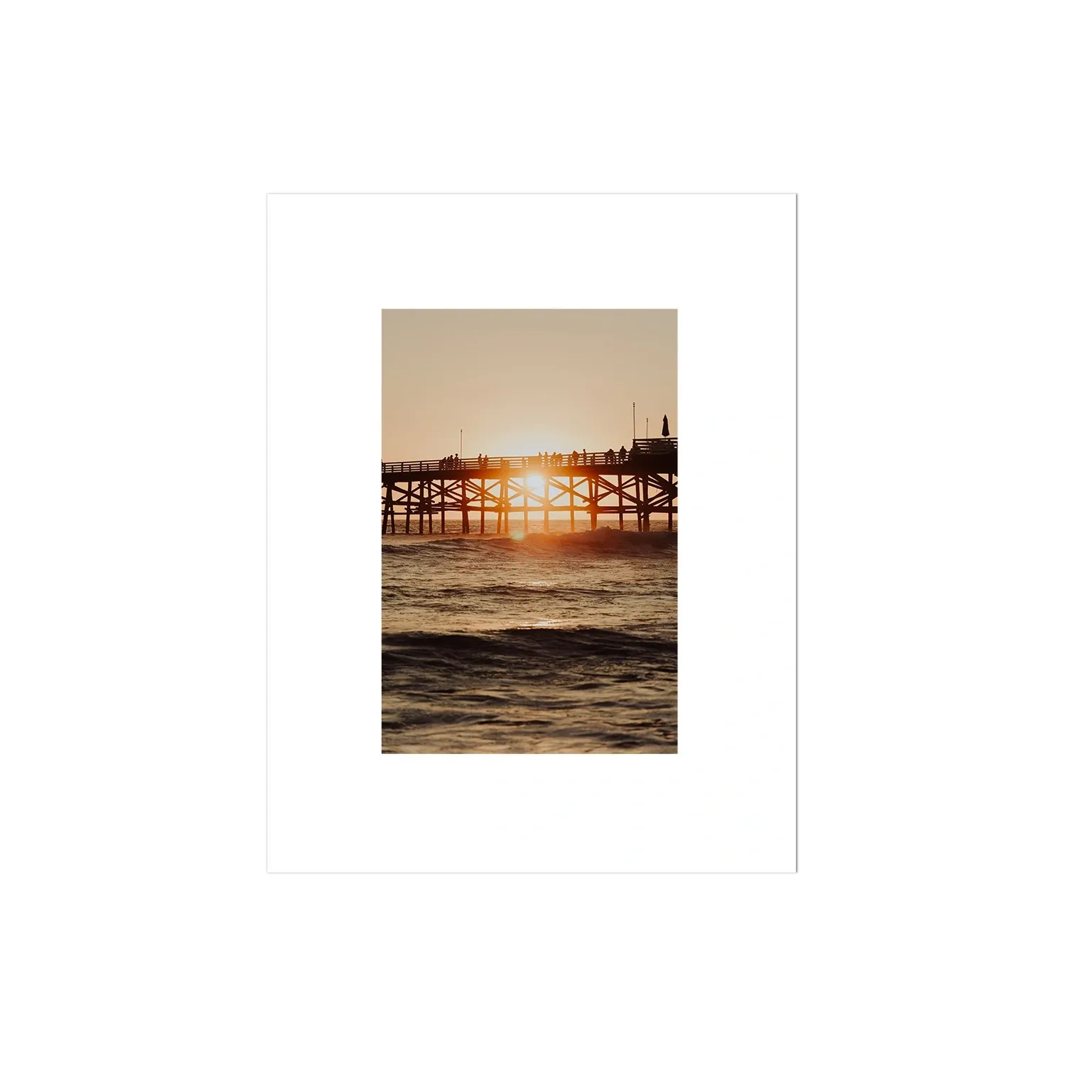 Sunset Through Pier