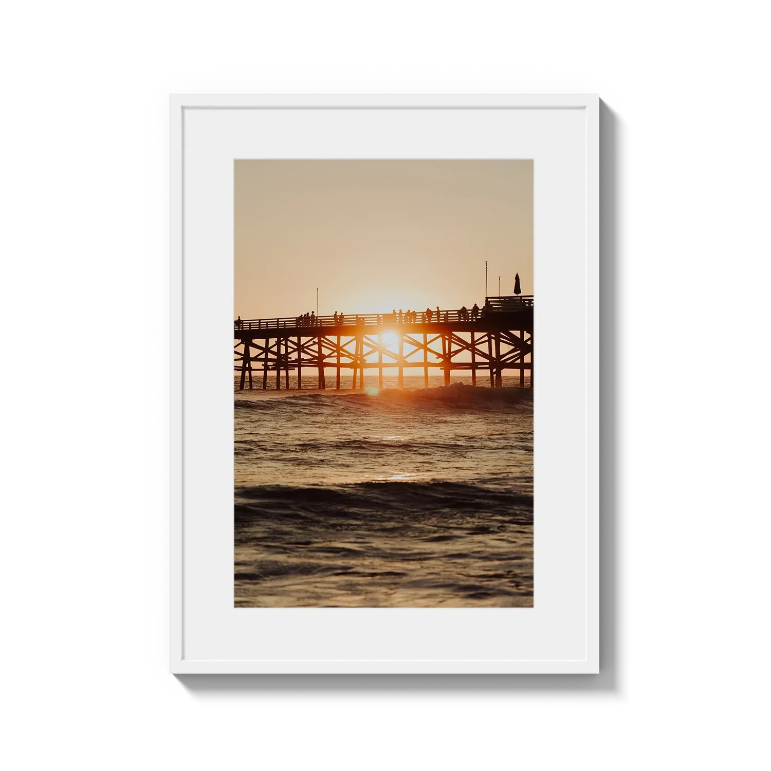 Sunset Through Pier