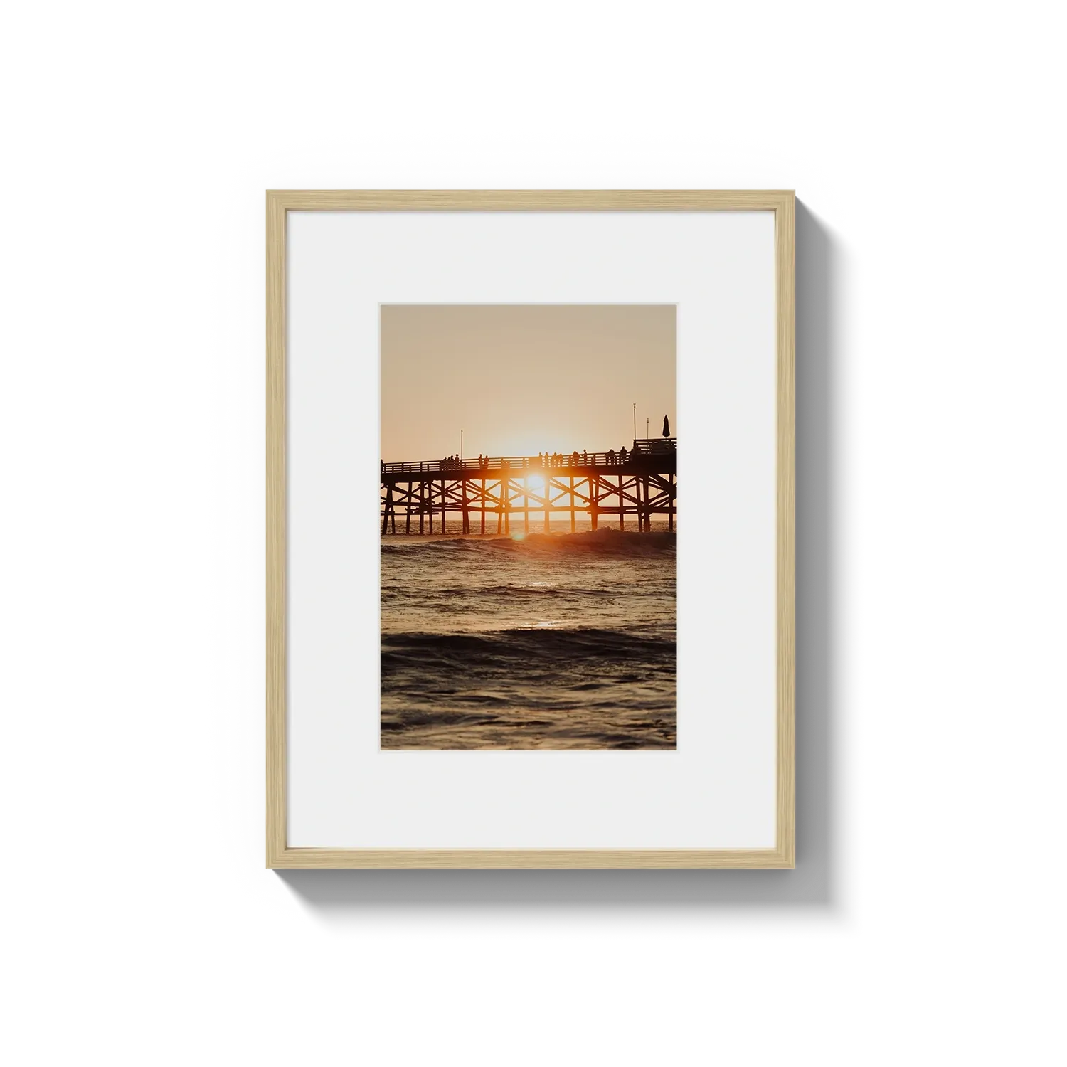 Sunset Through Pier