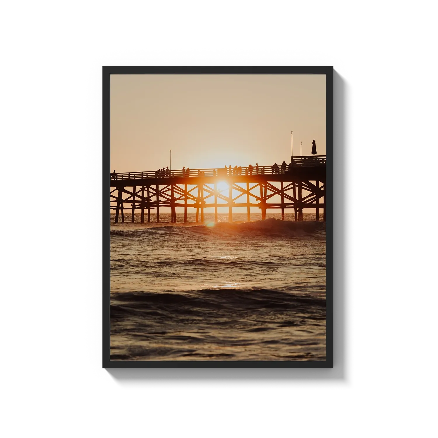 Sunset Through Pier