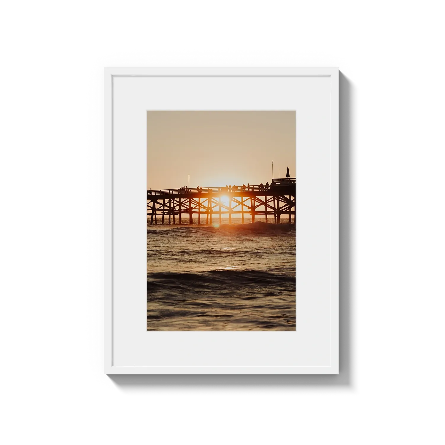 Sunset Through Pier
