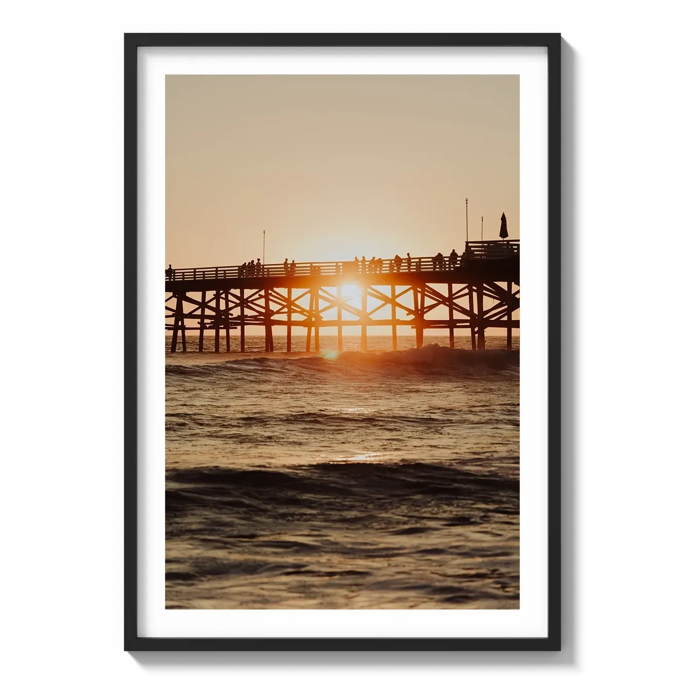 Sunset Through Pier