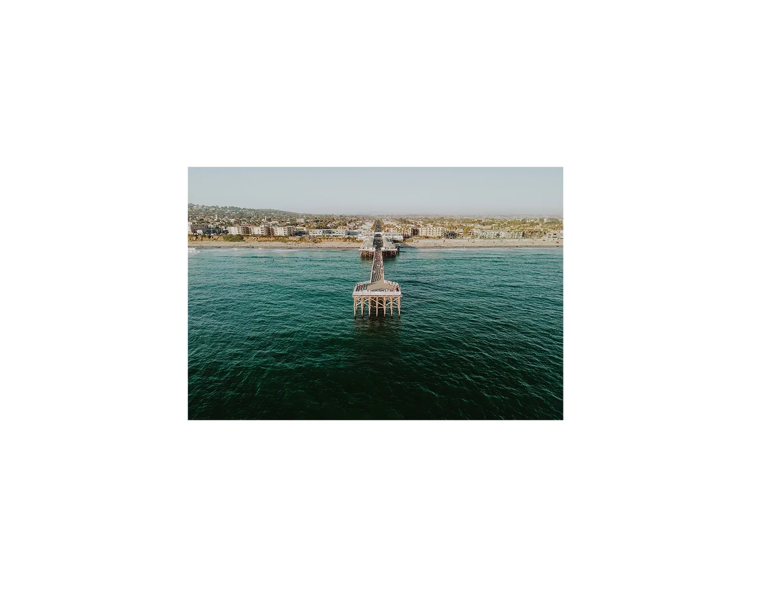 Cristal Pier From The Sea